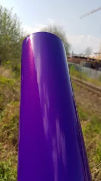 Ravoony Plus Glossy Explosion Purple Car Vinyl Wrap review 0