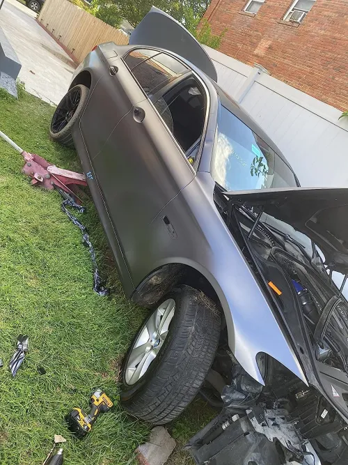Ravoony Plus PET Satin Black Car Wrap review 