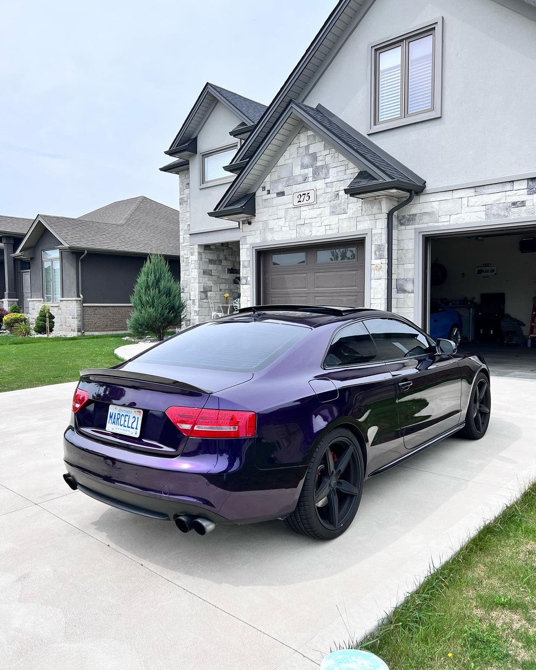 Ravoony Plus Gloss Midnight Purple Car Vinyl Wrap G37 Wrap  review Diana Lucks 02
