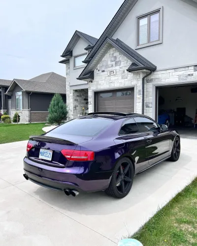 Ravoony Plus Gloss Midnight Purple Car Vinyl Wrap G37 Wrap  review Diana Lucks 01