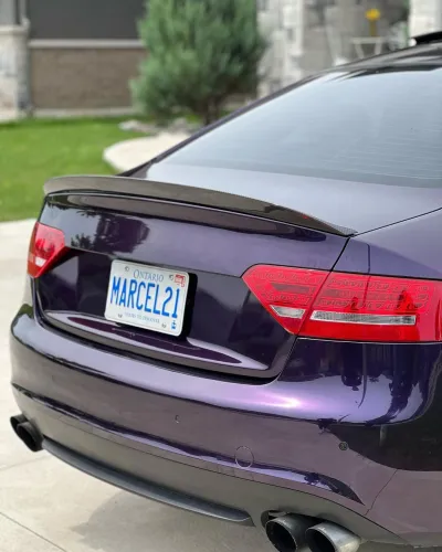 Ravoony Plus Gloss Midnight Purple Car Vinyl Wrap G37 Wrap  review Diana Lucks 04