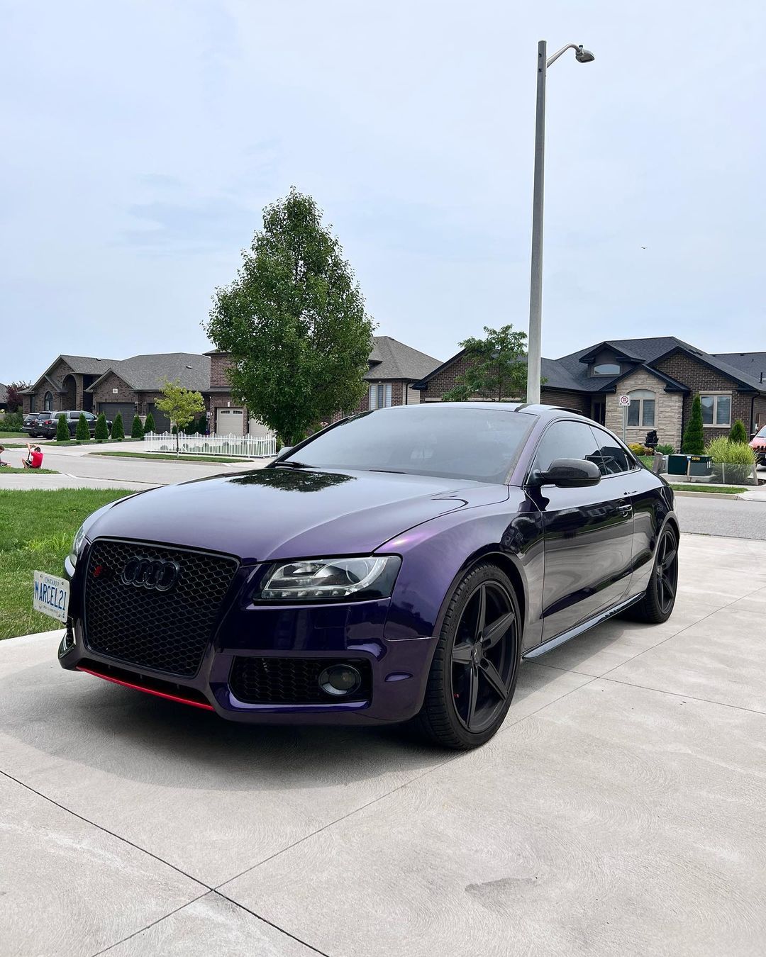 Ravoony Plus Gloss Midnight Purple Car Vinyl Wrap G37 Wrap  review Diana Lucks 03