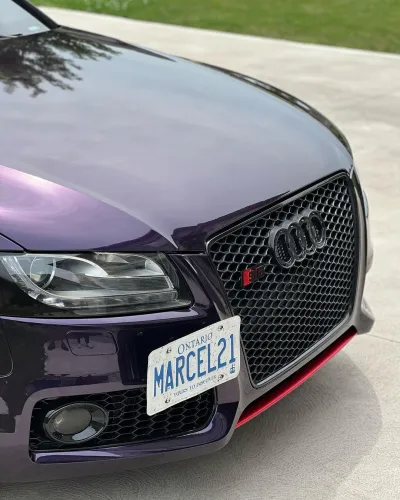 Ravoony Plus Gloss Midnight Purple Car Vinyl Wrap G37 Wrap  review Diana Lucks 03