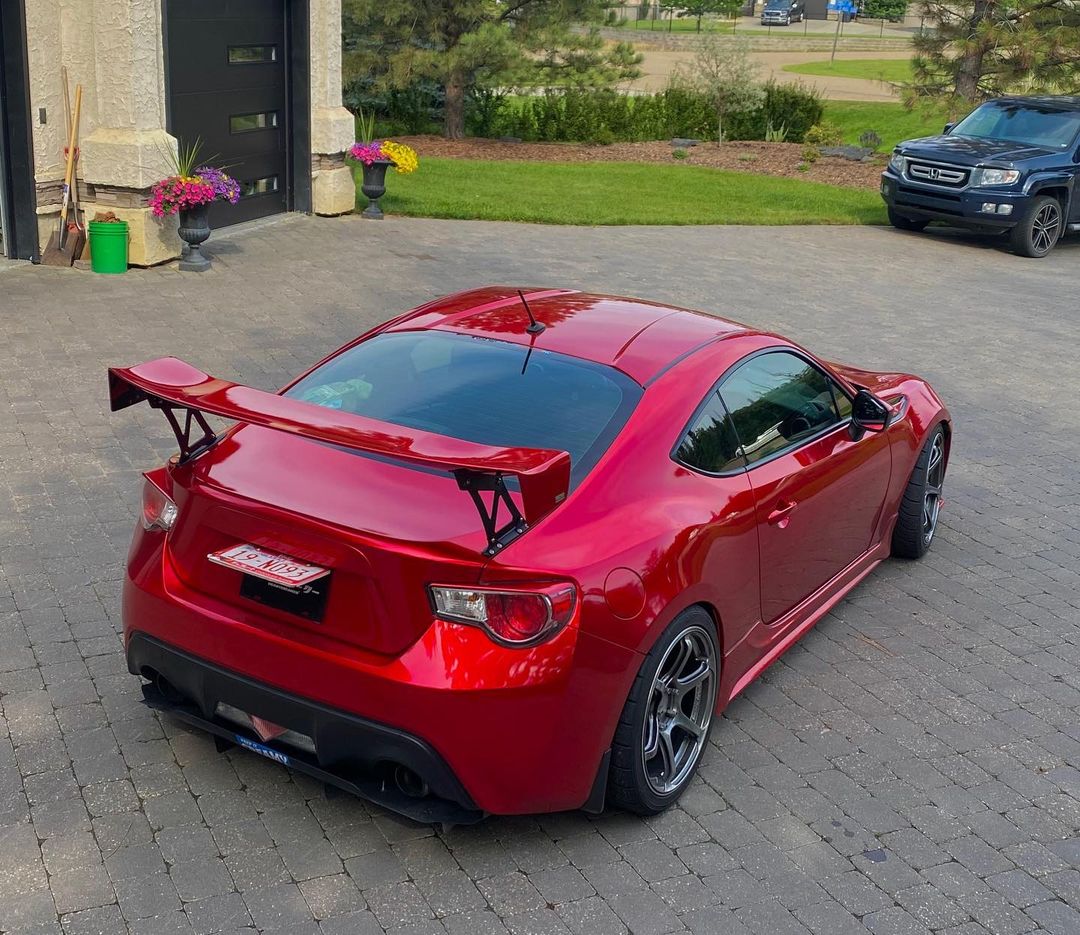 Ravoony Plus Gloss Metallic Vampire Red Vinyl Car Wrap review Jared Novak 03