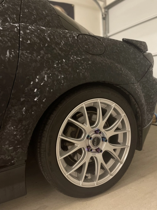 Ravoony Plus PET Matte Carbon Fiber Forging Black Vinyl Wrap review 