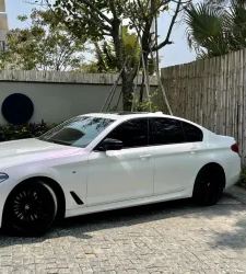 Ravoony Plus PET Glossy White to Purple Vinyl Car Wrap review Davion Jones
