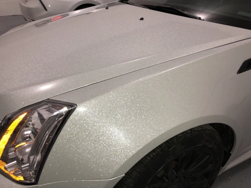 Ravoony Plus PET Sparkle White Car Vinyl Wrap review 