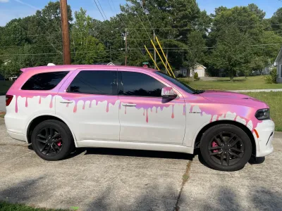 Ravoony Plus Glossy Laser Pink Car Vinyl Wrap review Leann Blum 00