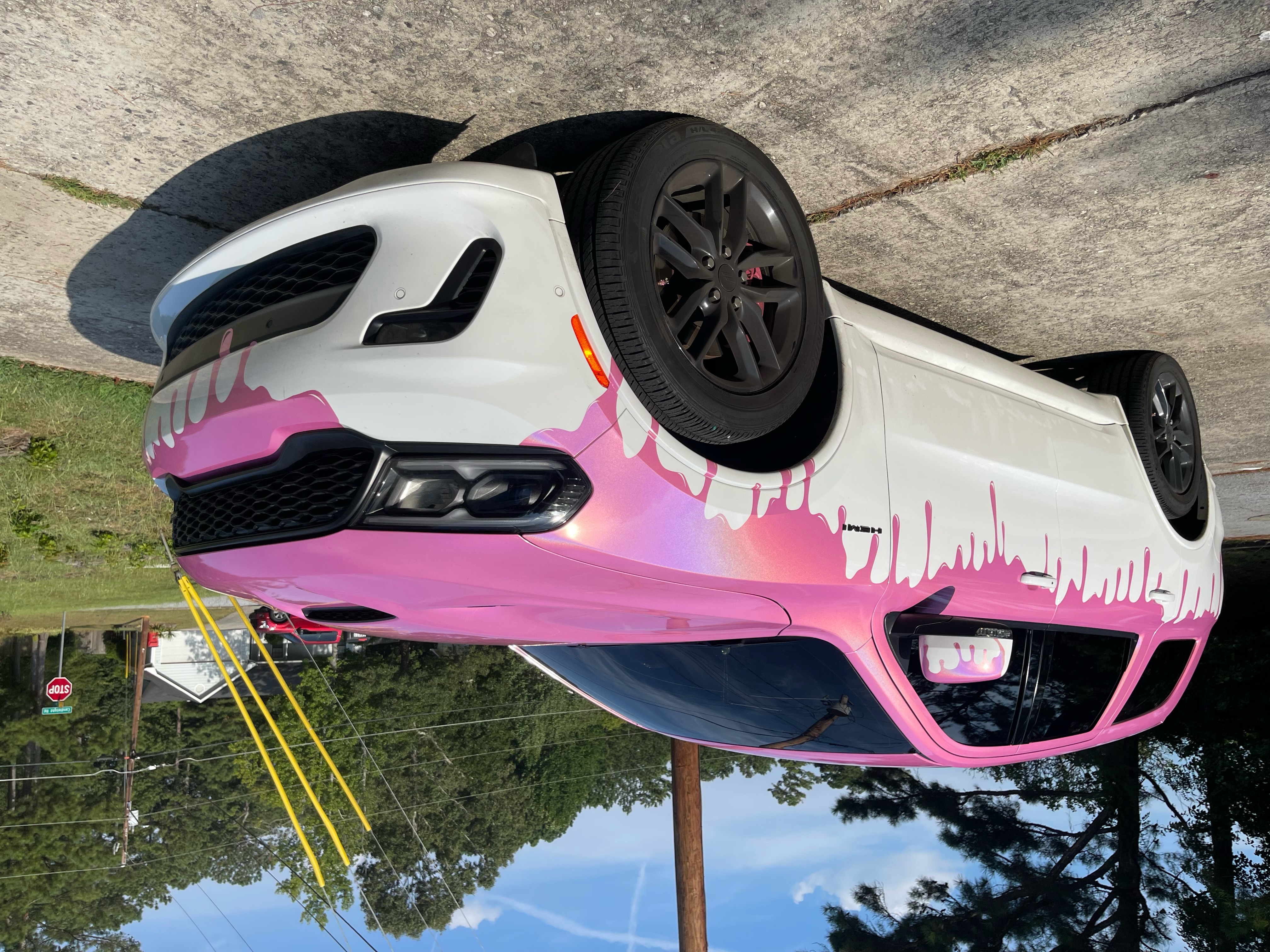 Ravoony Plus Glossy Laser Pink Car Vinyl Wrap review Leann Blum 01