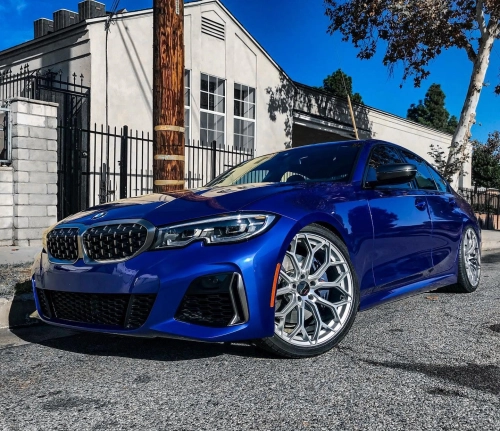 Ravoony Plus PET Tesla Gloss Deep Blue Vinyl Car Wrap review 