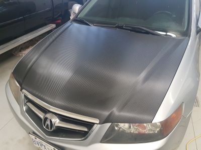 Ravoony Plus PET Gloss 6D Carbon Fiber Car Wrap review Jennifer Fraley