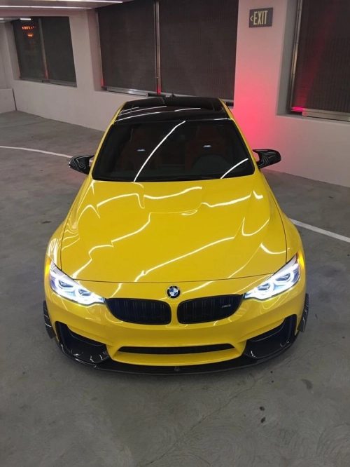 Ravoony Plus PET Crystal Maize Yellow Car Vinyl Wrap review 