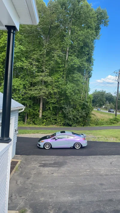 Ravoony Plus PET Twin Candy Grey Purple Color Fliper Car Wrap review Flor Torres 01