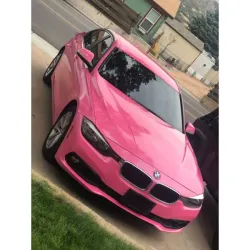 Ravoony Plus PET Glossy Princess Pink Vinyl Car Wrap  review DNLLNJ x