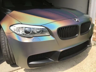 Ravoony Plus Ultimate Flat Laser Grey Car Vinyl Wrap  review raphael piche