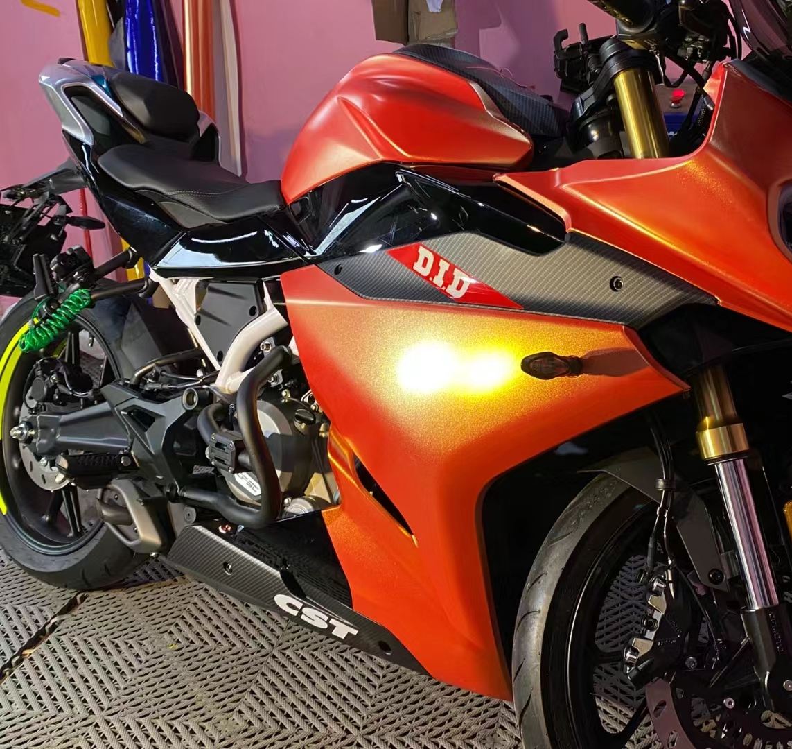 Ravoony Plus Matte Diamond Gold Orange Car Wrap review Mahir Patel