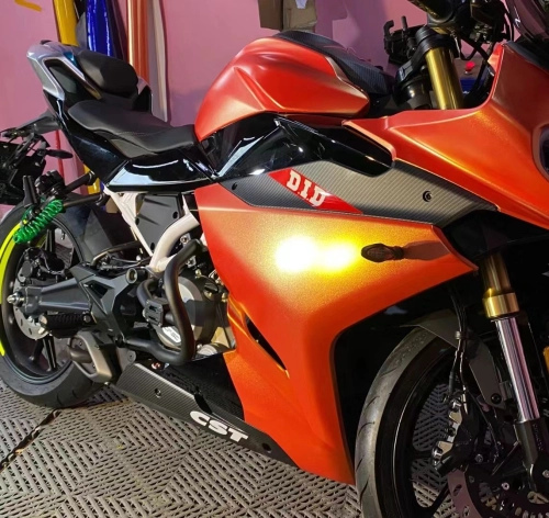 Ravoony Plus Matte Diamond Gold Orange Car Wrap review 