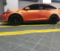 Ravoony Plus Matte Diamond Gold Orange Car Wrap review 0