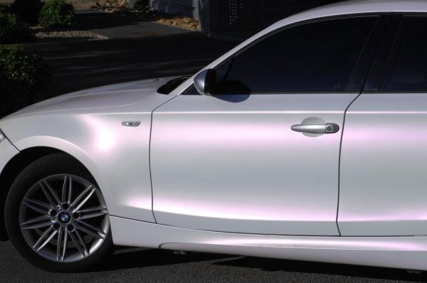 Ravoony Plus Matte White To Pink Car Vinyl Wrap review Daniel Palombizio