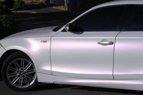 Ravoony Plus Matte White To Pink Car Vinyl Wrap review 