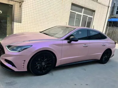 Ravoony Plus Twin Magic Pink Car Vinyl Wrap review Luis Maravilla