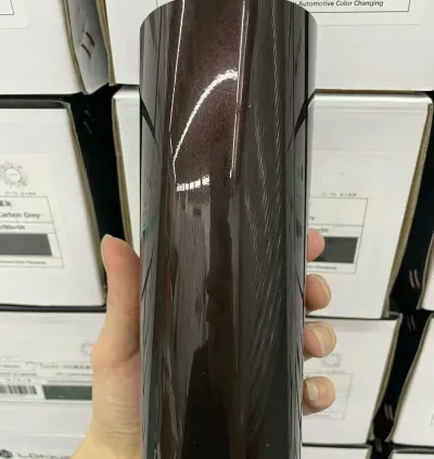 Ravoony Plus Gloss Metallic Mahogany Red Vinyl Wrap review Laurin Klotz 00