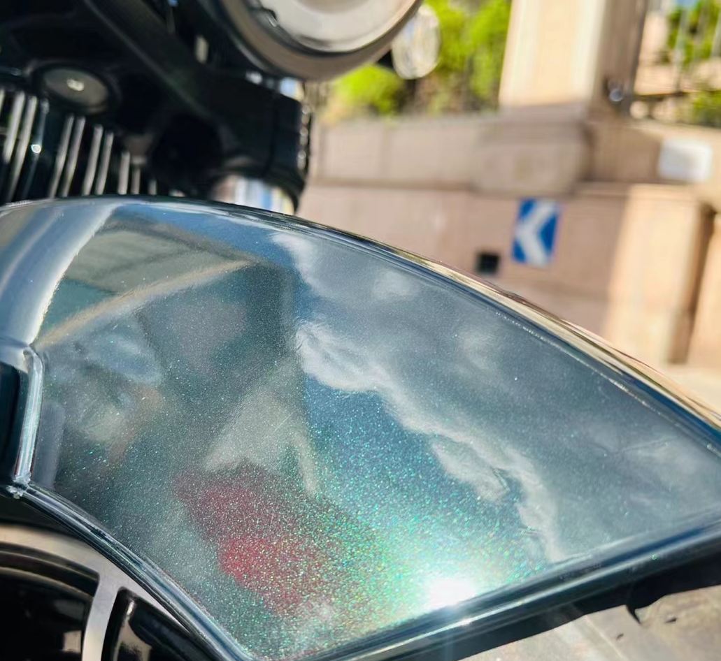 Ravoony Plus Gloss Pearlized Benz Emerald Green Car Vinyl Wrap review Henry Orbin 02