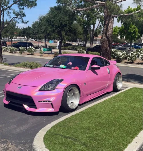 Ravoony Plus Glossy Laser Pink Car Vinyl Wrap review 