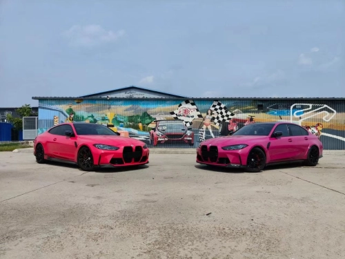 Ravoony Plus PET Gloss Star Ruby Car Vinyl Wrap review 