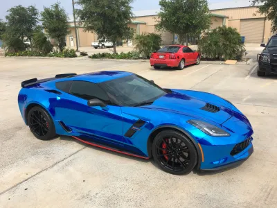 Ravoony Plus Glossy Chrome Blue Car Vinyl Wrap review Daniel  Palombizio