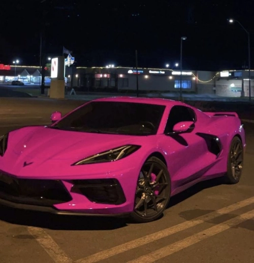 Ravoony Plus PET Glossy Crystal Rose Red Vinyl Car Wrap review 