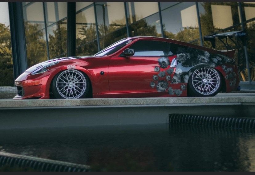 Ravoony Plus Gloss Metallic Vampire Red Vinyl Car Wrap review Edgar Flores