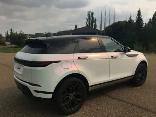 Ravoony Plus Matte White To Pink Car Vinyl Wrap review 