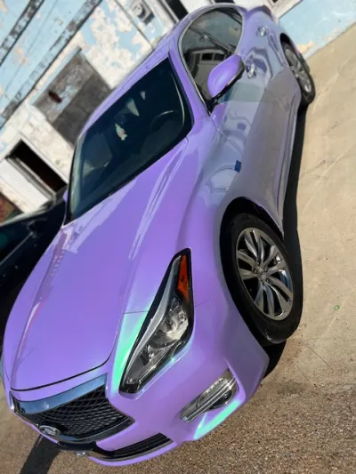 Ravoony Plus Twin Candy Purple Green Car Wrap review Akeem Brown 00