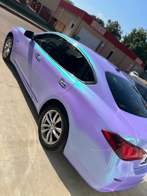 Ravoony Plus Twin Candy Purple Green Car Wrap review Akeem Brown 01