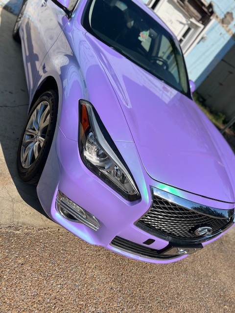 Ravoony Plus Twin Candy Purple Green Car Wrap review Akeem Brown 02