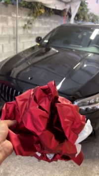 Ravoony Plus Matte Chrome Red Vinyl Car Wrap review Ryan Goossens