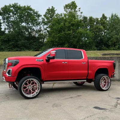 Ravoony Plus Matte Chrome Red Vinyl Car Wrap review Nathon Kazlauciunas 00