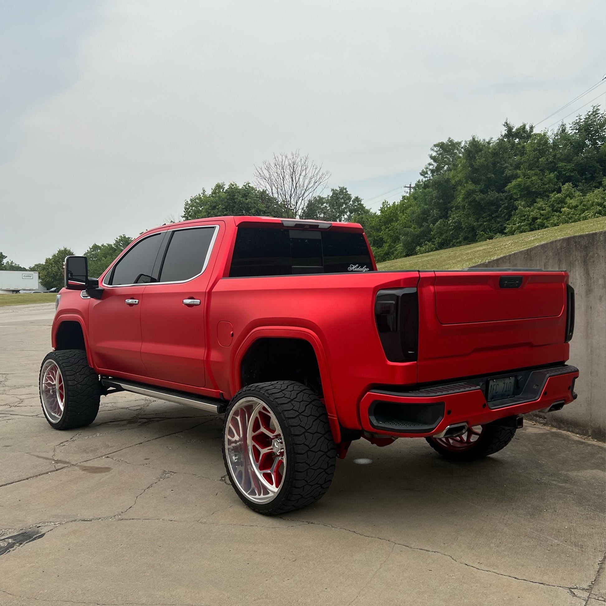 Ravoony Plus Matte Chrome Red Vinyl Car Wrap review Nathon Kazlauciunas 02