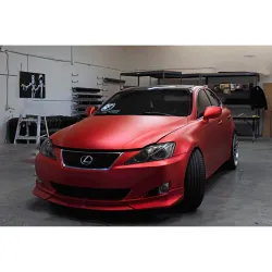 Ravoony Plus Matte Chrome Red Vinyl Car Wrap review Elisa Ramirez