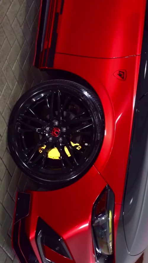 Ravoony Plus Gloss Metallic Vampire Red Vinyl Car Wrap review Max Jones