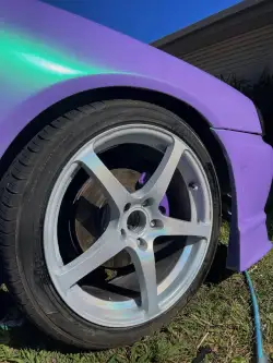Ravoony Plus Twin Candy Purple Green Car Wrap review Ahmed Abdu 02