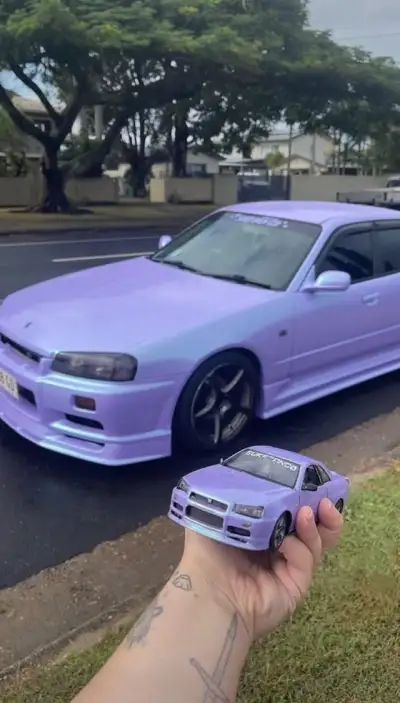Ravoony Plus Twin Candy Purple Green Car Wrap review Grandon Aubert