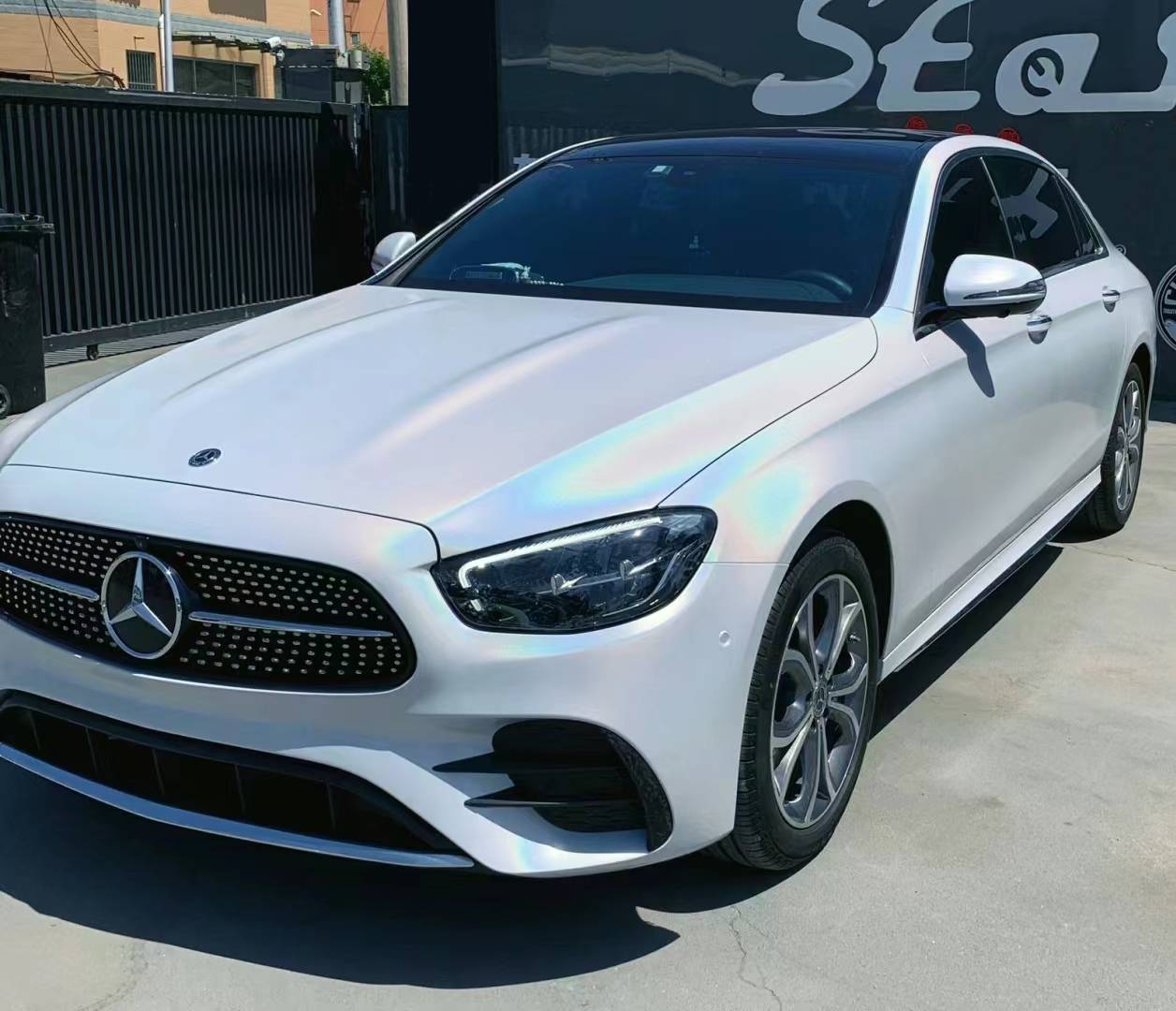 Ravoony Plus Matte Laser White Car Vinyl Wrap review Yarbrough