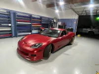 Ravoony Plus Matte Red Metallic Car Vinyl Wrap review 1