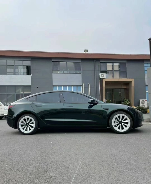 Ravoony Plus Gloss Pearlized Benz Emerald Green Car Vinyl Wrap review 