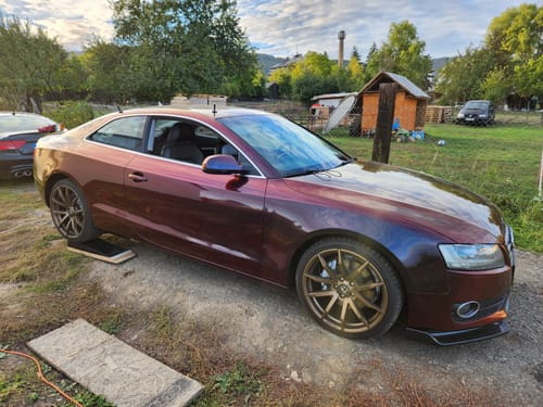 Ravoony Plus PET Gloss Color Shift Rainbow Drift Black Red Vinyl Wrap review Joseph Serrano