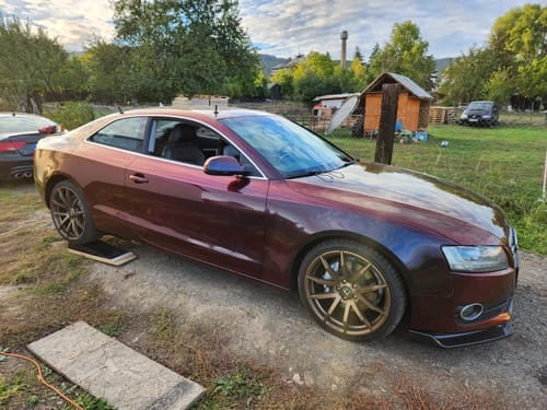 Ravoony Plus PET Gloss Color Shift Rainbow Drift Black Red Vinyl Wrap review 