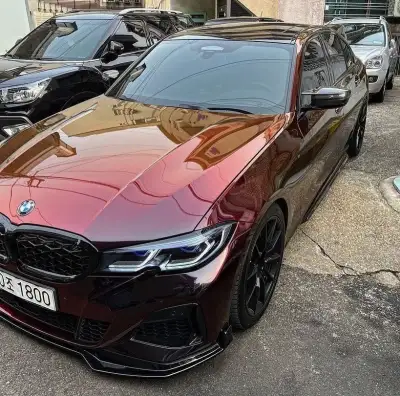 Ravoony Plus PET Gloss Color Shift Rainbow Drift Black Red Vinyl Wrap review Mark Marron