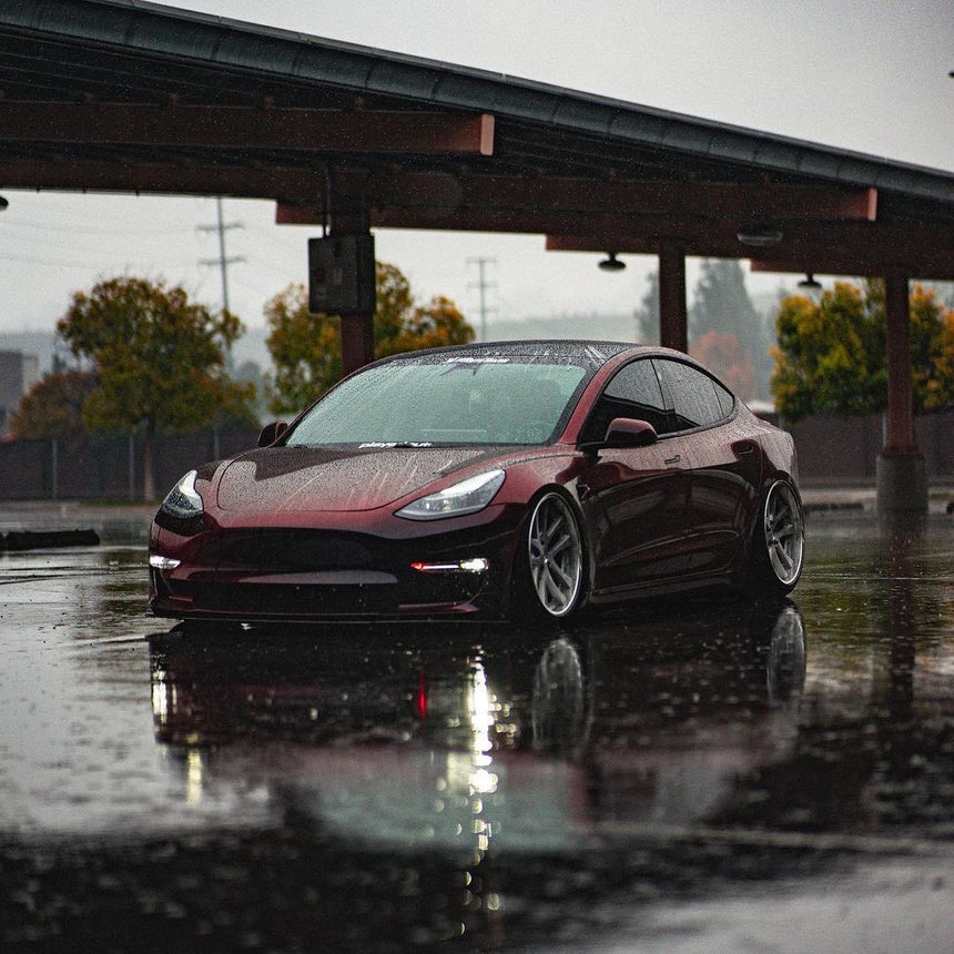 Ravoony Plus PET Gloss Color Shift Rainbow Drift Black Red Vinyl Wrap review Melissa Downie 01